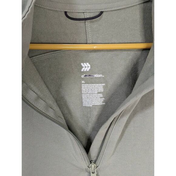 All In Motion Light Green Quarter Zip Pull Over Sweatshirt - Size XL - Picture 4 of 6